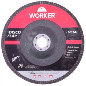 Disco Flap Curvo G60 115MM x 22,23MM Metal Worker